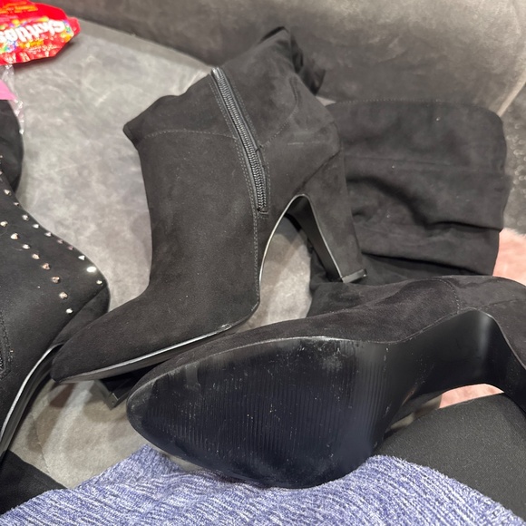 Black slouched nine W. boot - Picture 6 of 6